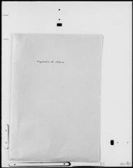 Instructions, correspondance (1941-1944), administration provisoire (1941-1944).