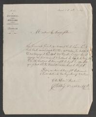1 vue  - Coup d\'état 1851, Rapport au sous-préfet de Chatellerault (ouvre la visionneuse)