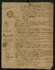 1 vue  - Présentation du vieux coutumier du Poitou (XVe siècle) et d\'un ouvrage qui le commente du XIXe, en lien avec des archives notariales de Me Moriceau. (ouvre la visionneuse)