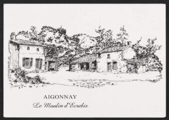 1 vue  - Aigonnay. Le moulin d\'Ecrebis à Aigonnay (Deux-Sèvres), Cet ancien moulin sur la rivière d\'Ecrebis servait à extraire l\'huile de noix (ouvre la visionneuse)