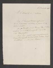 1 vue  - Coup d\'état 1851, brouillon de lettre du Préfet (ouvre la visionneuse)